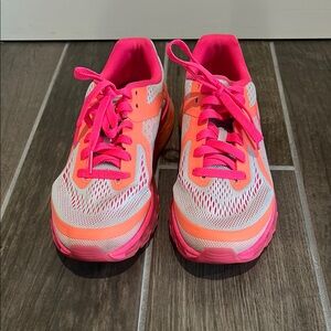 Nike Pink and Orange Athletic Shoes for Performance